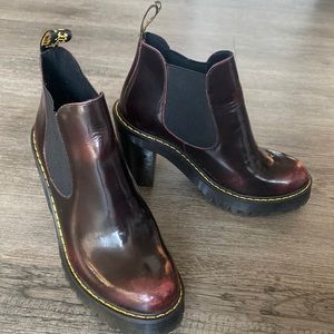 Dr. Marten’s Hurston boot in cherry red